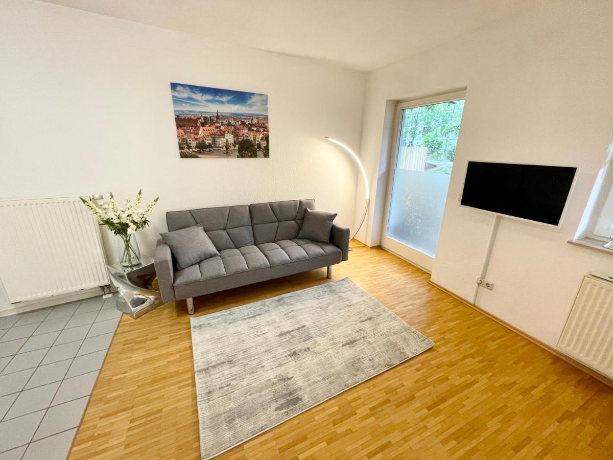 Ferienwohnung Blickfang - Modernes Apartment Direkt In Der Altstadt Von Erfurt Mit Balkon - Beste Lage Und Aussicht Kültér fotó