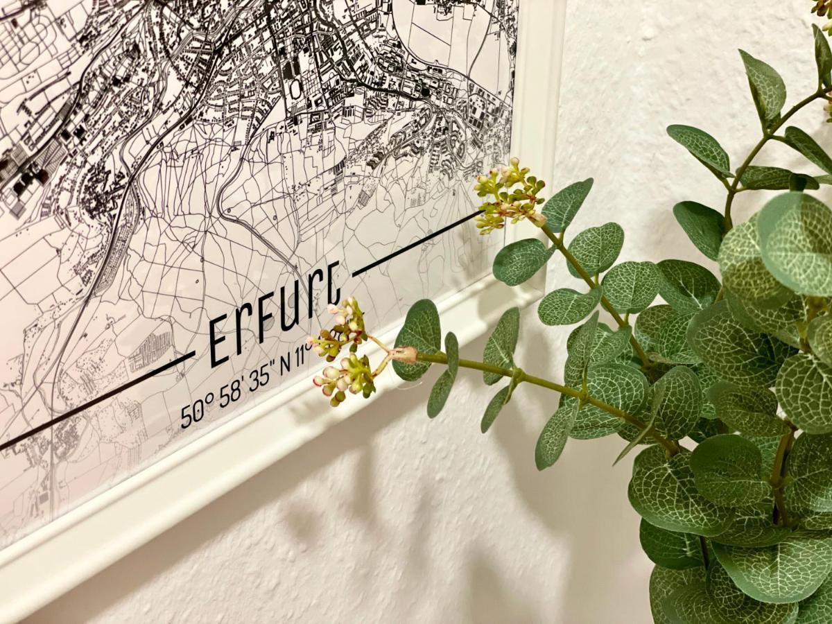 Ferienwohnung Blickfang - Modernes Apartment Direkt In Der Altstadt Von Erfurt Mit Balkon - Beste Lage Und Aussicht Kültér fotó